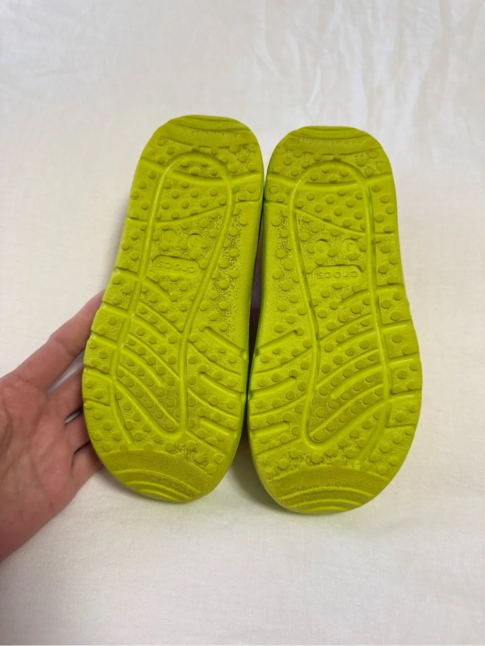 Crocs | Kids J1 | Swiftwater Splash Water Shoe Lime Green Orange Beach Summer